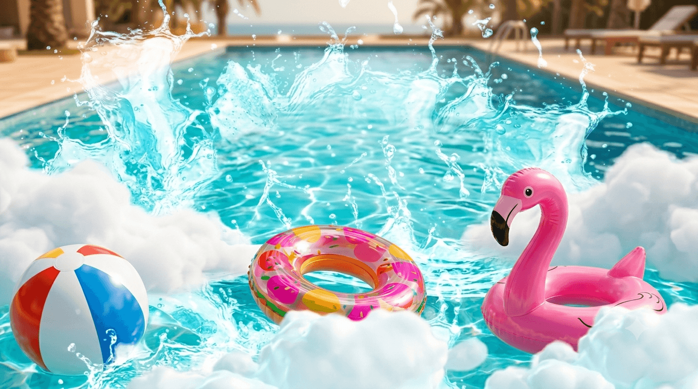 Aura pool party